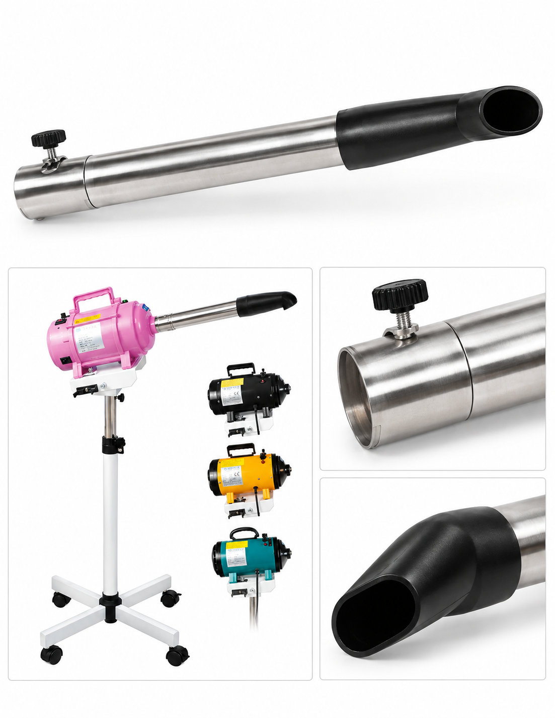 Brazo para secador de grooming en acero inoxidable LT-1501