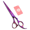 Tijeras rectas 7 pulgadas purpura - Multi Grooming Pet´s