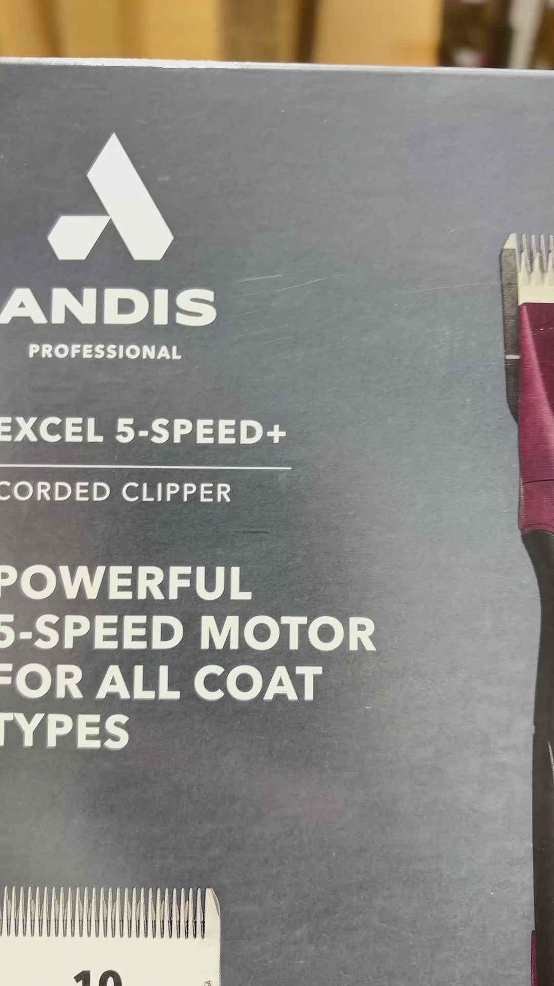 Máquinas ANDIS 68520 Excel Kit 5 velocidades Marron