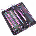 Set tijeras 8” arcoiris - Multi Grooming Pet´s