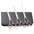 Set tijeras 7” palo de rosa - Multi Grooming Pet´s